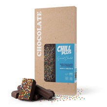 600mg Dark Chocolate & Sprinkles Bar – Delta 8 – Chill Plus