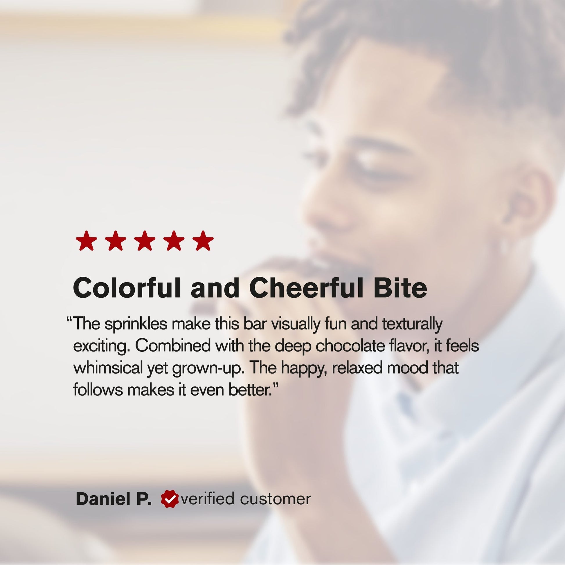 600mg Dark Chocolate & Sprinkles Bar – Delta 8 – Chill Plus