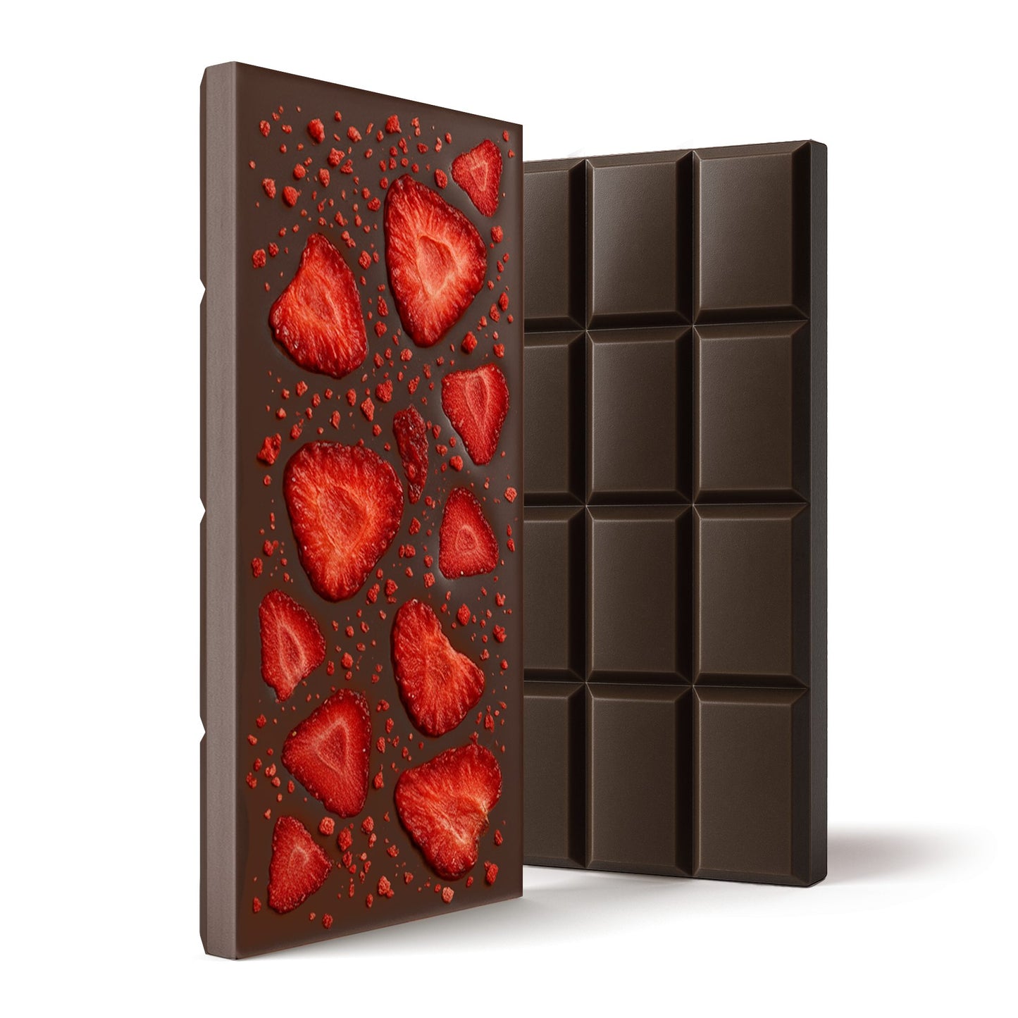 600mg Dark Chocolate & Strawberries Bar – D8 – Chill Plus
