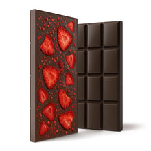 600mg Dark Chocolate & Strawberries Bar – D8 – Chill Plus