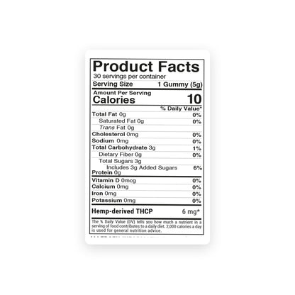 6mg THCP Gummies - Blueberry - Chill Extreme
