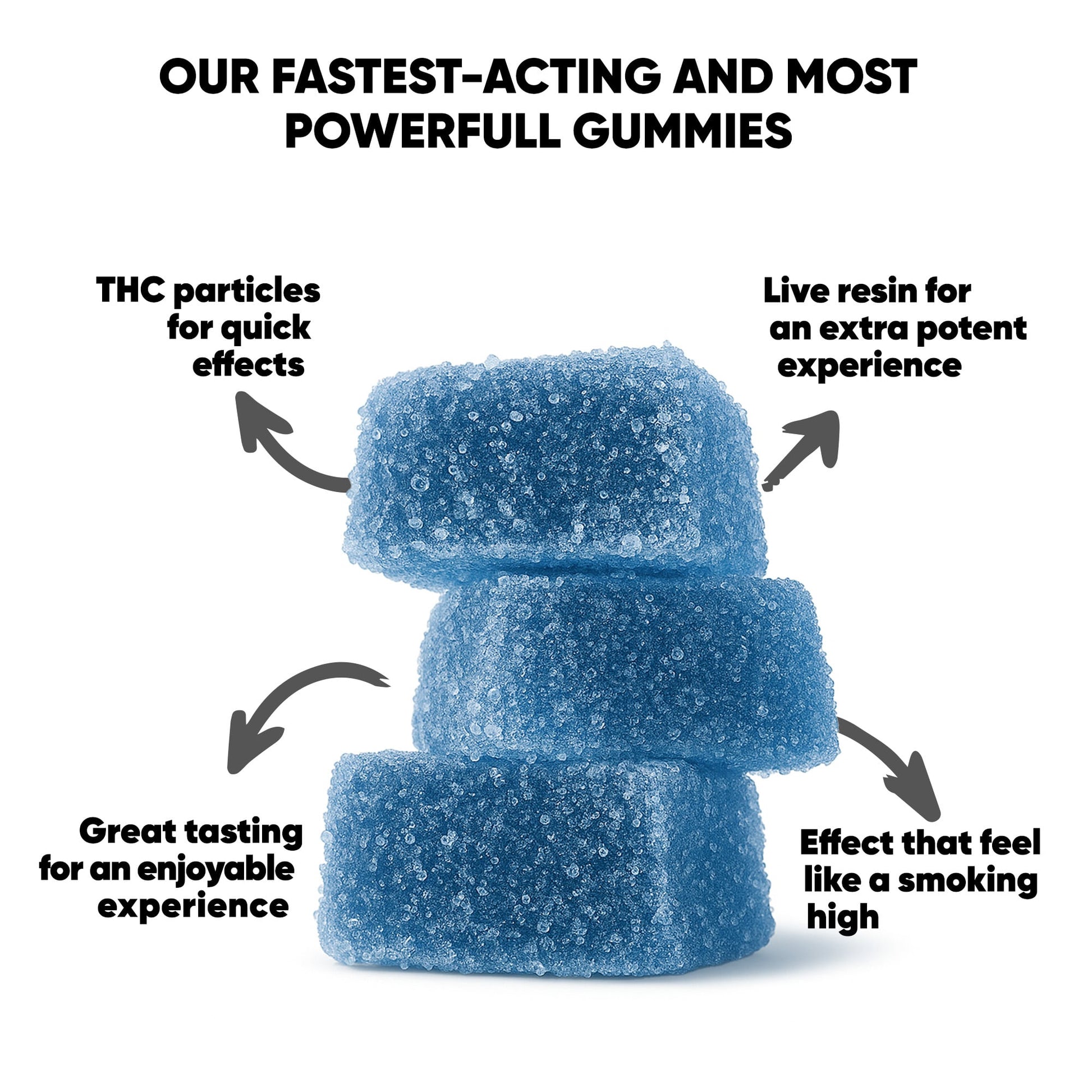 6mg THCP Gummies - Blueberry - Chill Extreme