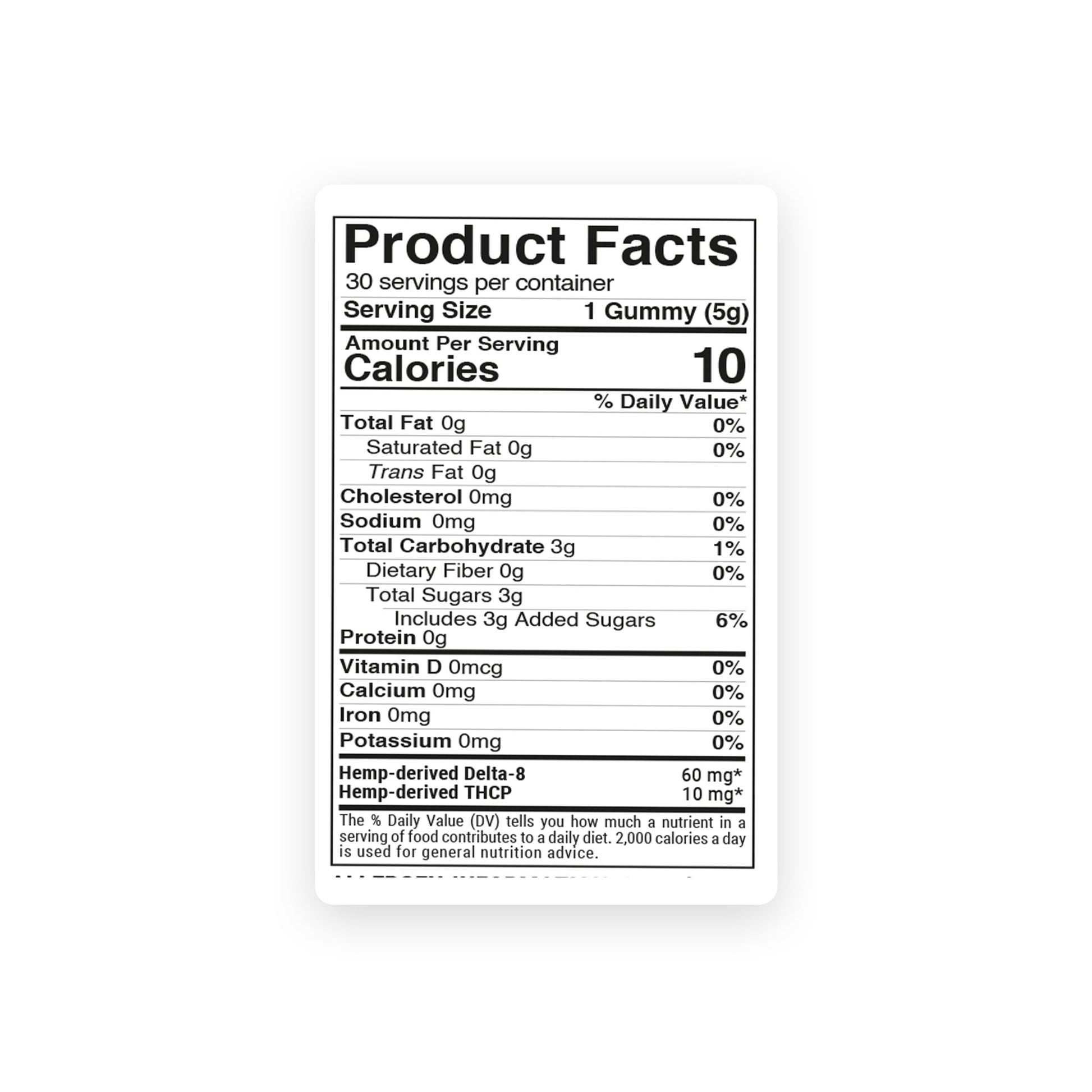 70mg D8 & THCP Gummies - Mixed Fruits - Chill Extreme