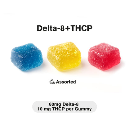70mg D8 & THCP Gummies - Mixed Fruits - Chill Extreme