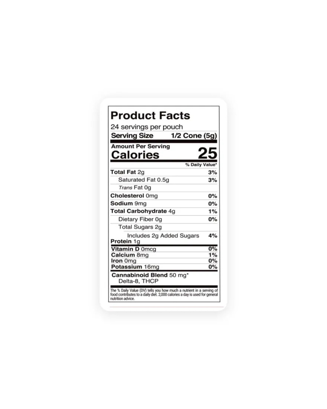 100mg Coconut Flakes + Milk Chocolate Waffle Cones - D8, THCP - Chill Plus