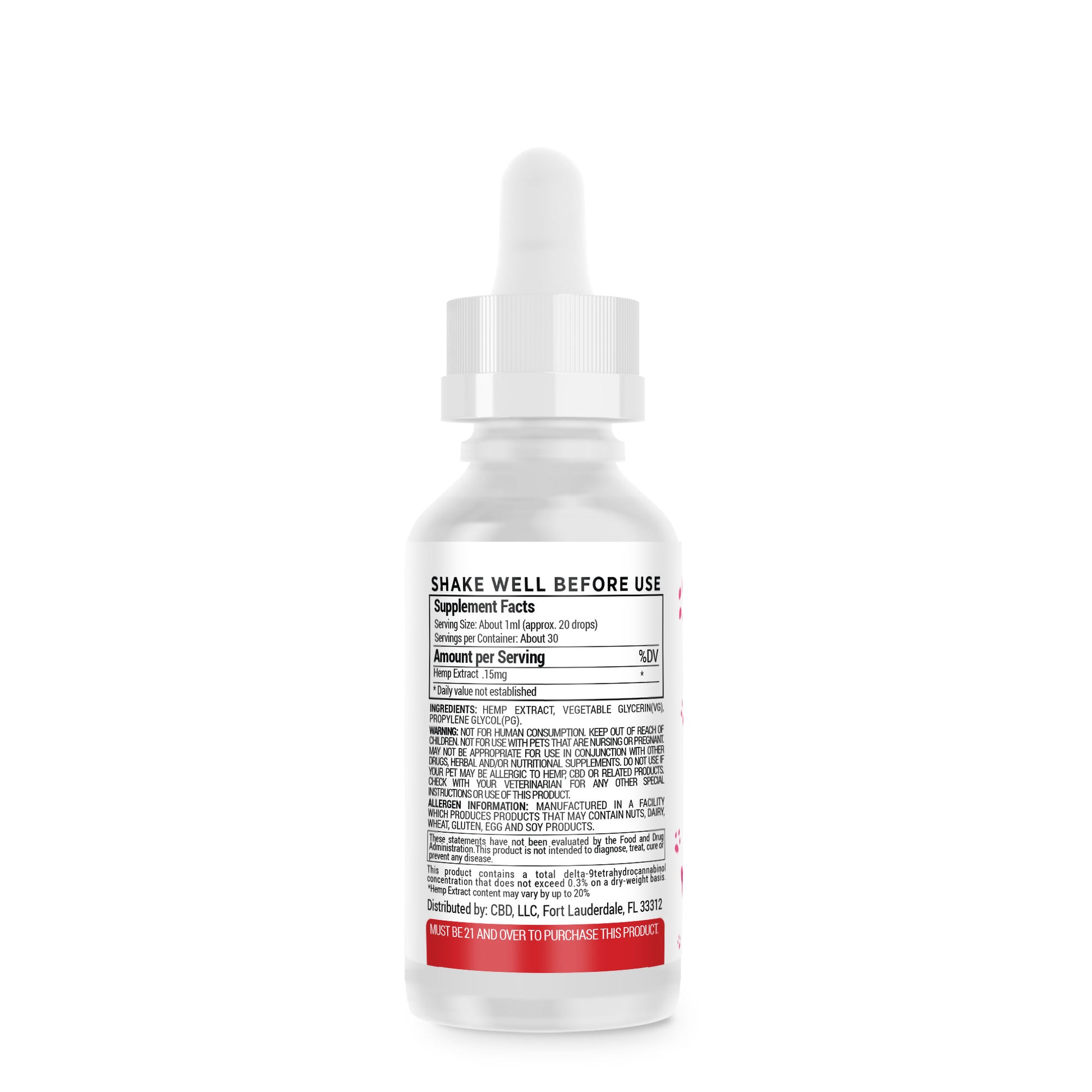 90mg CBD Pet Oils For Cats - MediPets