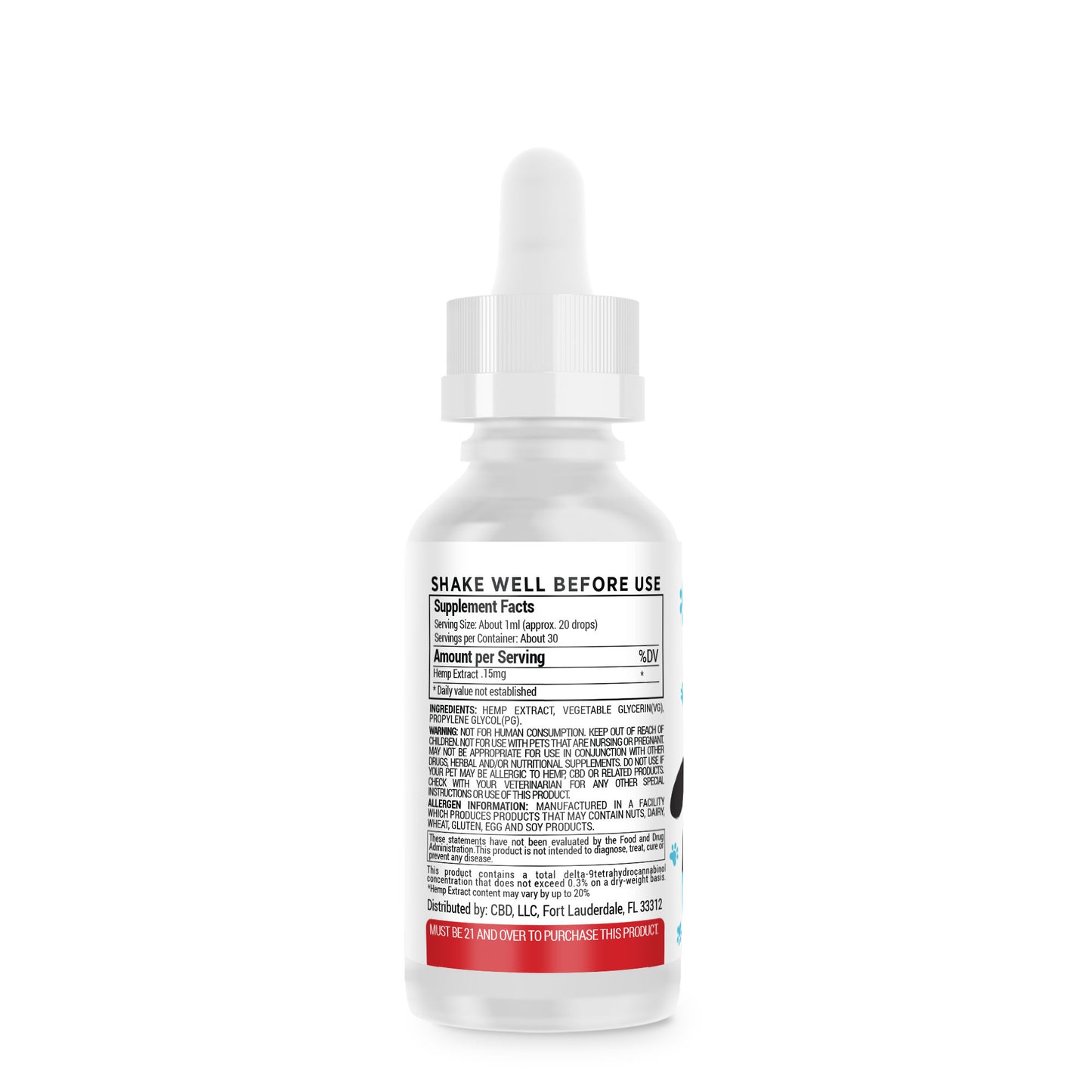 90mg CBD Pet Oils For Small Dogs – MediPets