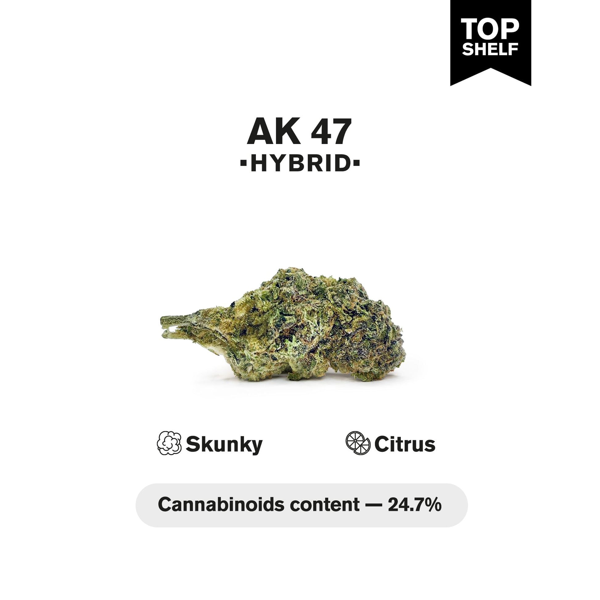 AK47 Flower - Hybrid - THCA