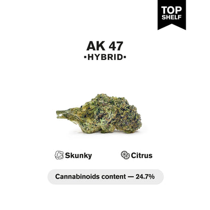 AK47 Flower - Hybrid - THCA