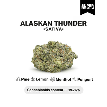 Alaskan Thunder Flower - Sativa - THCA