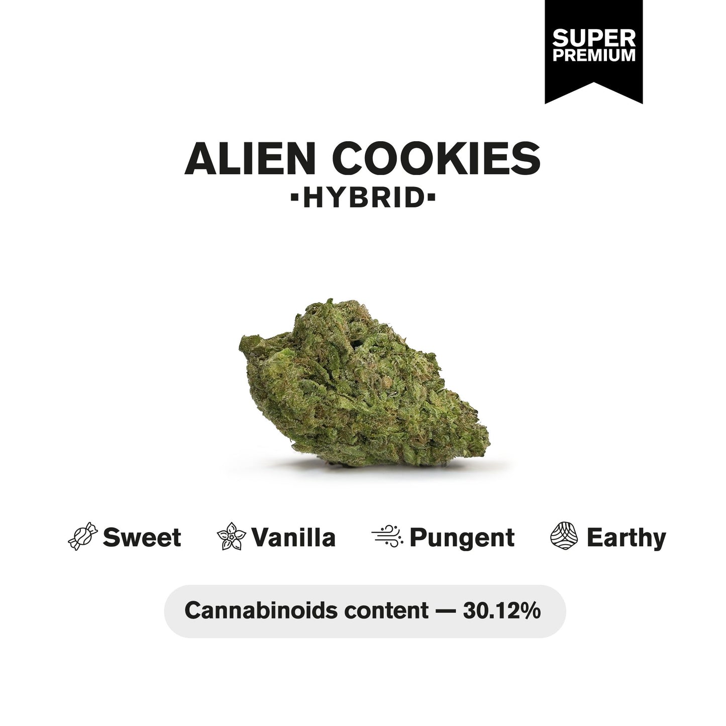 Alien Cookies Flower – Hybrid – THCA
