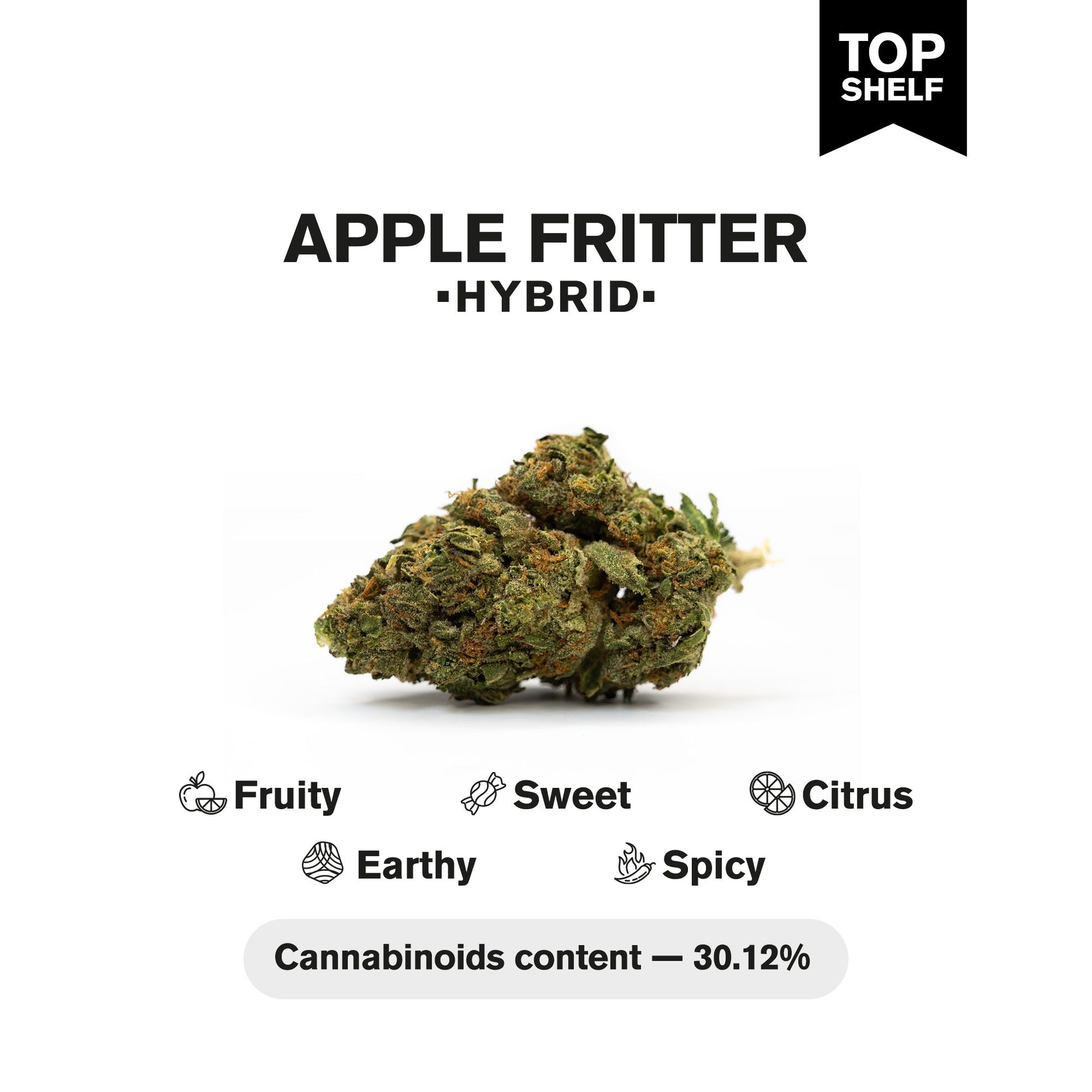 Apple Fritter Flower – Hybrid – THCA