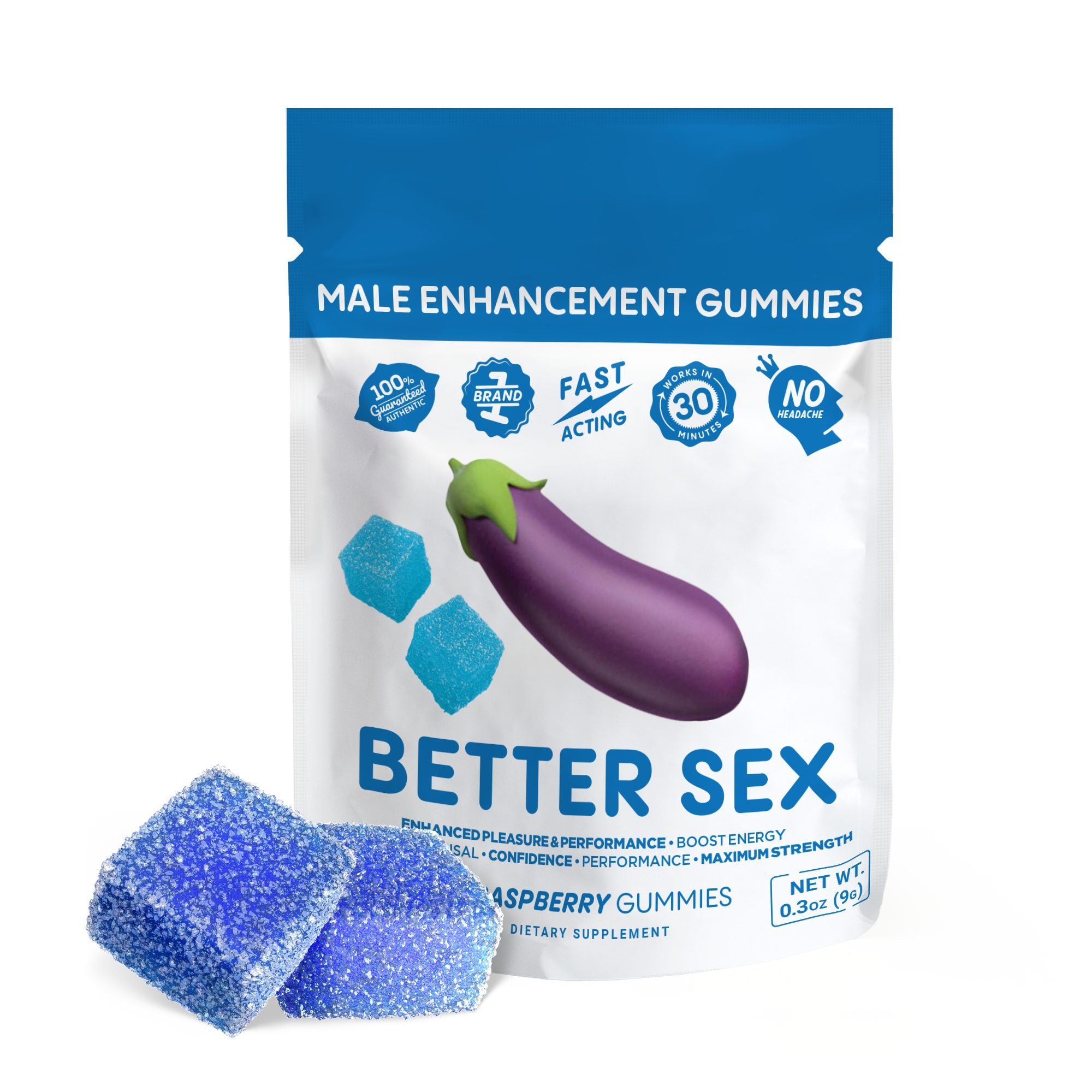 Male Enhancement Gummy Pouch - Better Sex