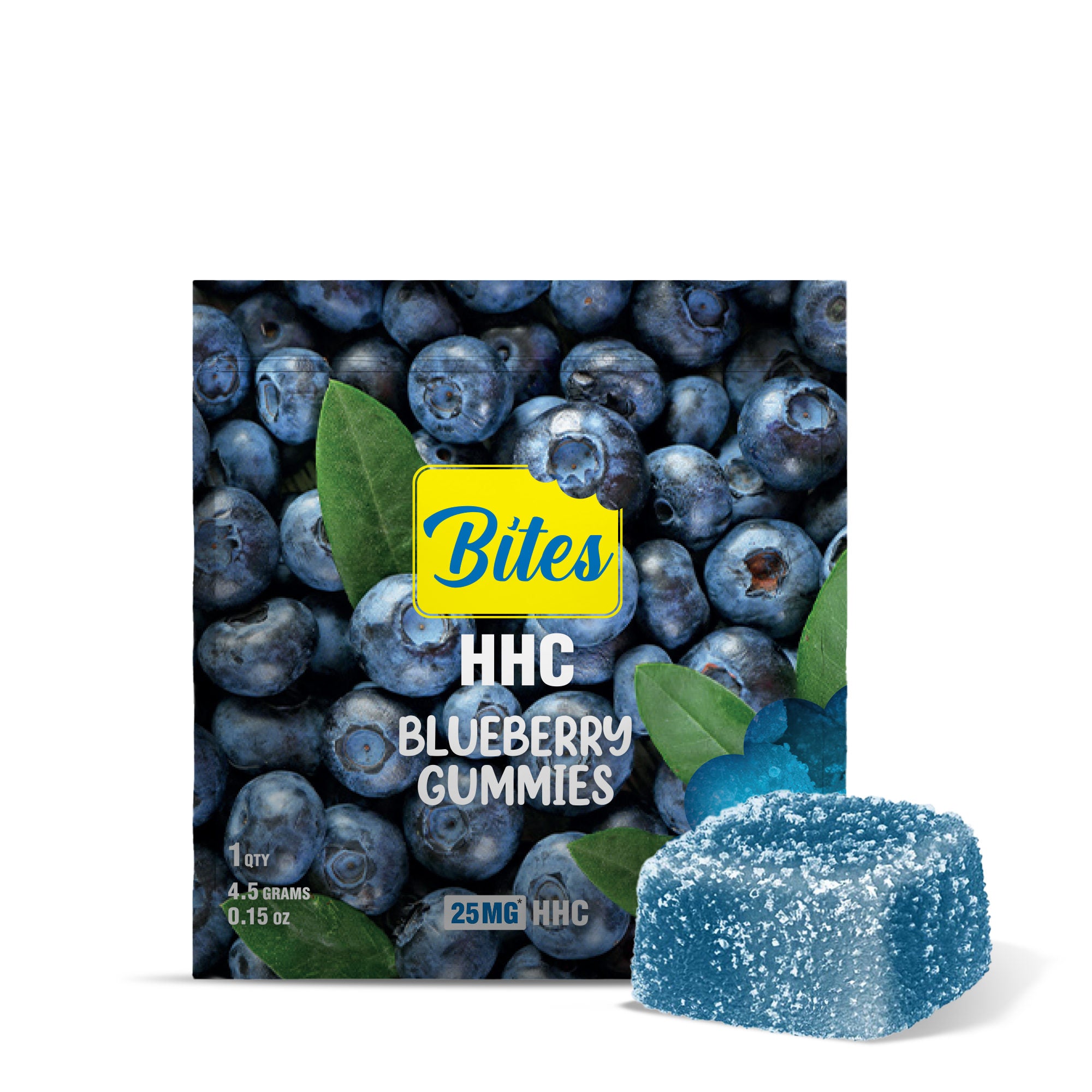 25mg HHC Gummy - Blueberry - Bites