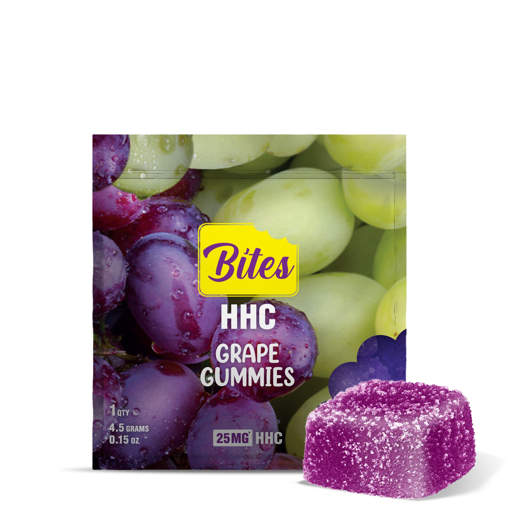 25mg HHC Gummy - Grape - Bites