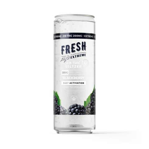 200mg Blackberry THCa Seltzer - D9 Nano - Fresh