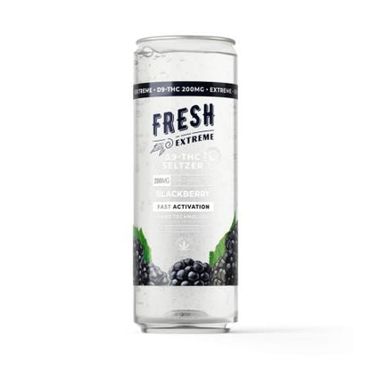 200mg Blackberry THCa Seltzer - D9 Nano - Fresh