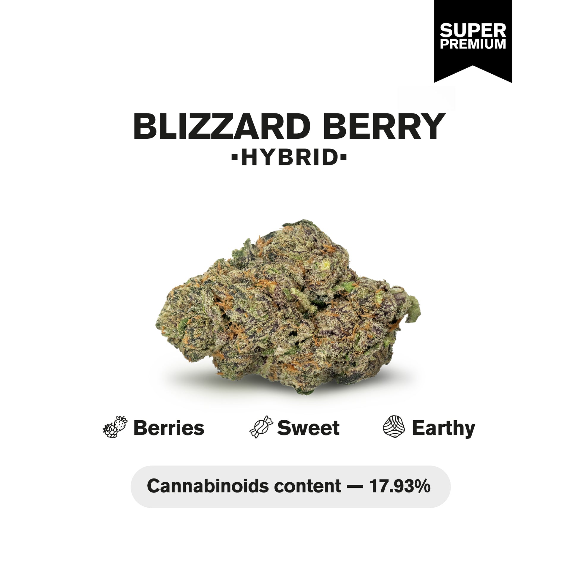 Blizzard Berry Flower - Hybrid - THCA