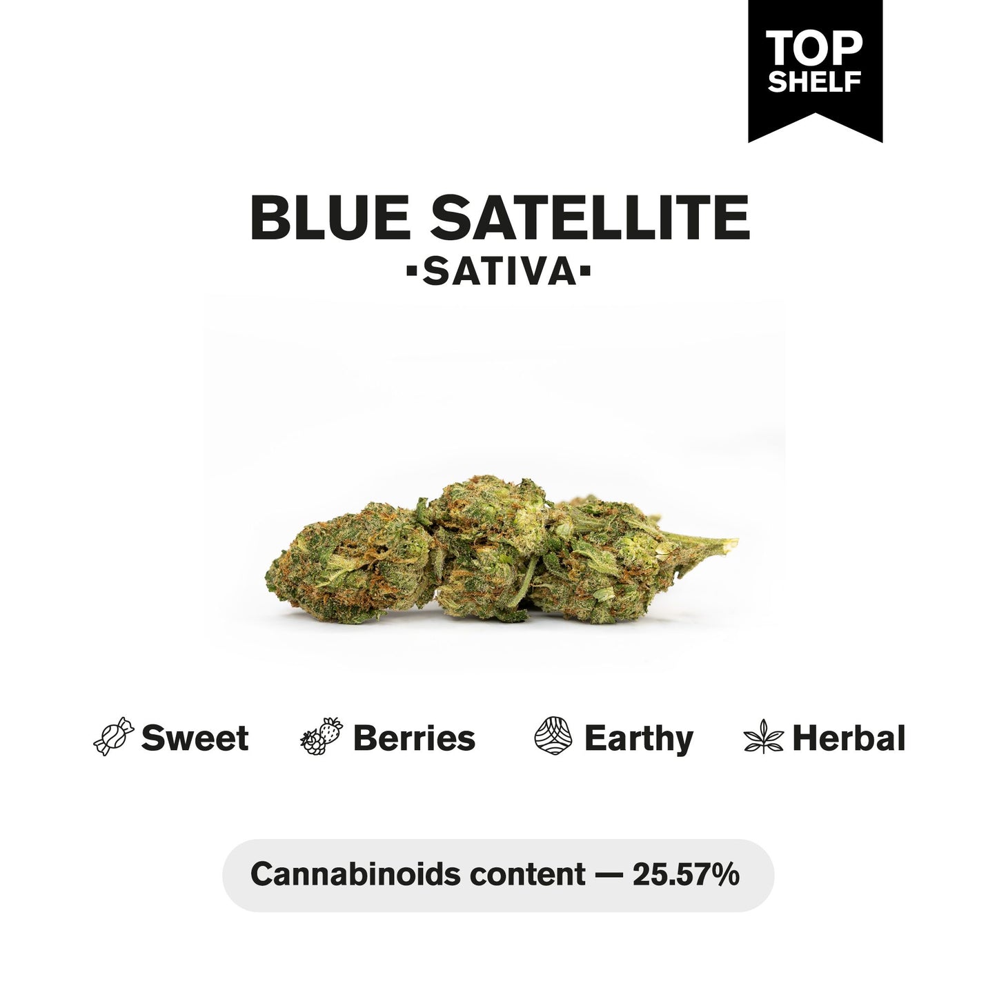 Blue Satellite Flower - Sativa - THCA