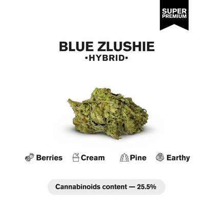 Blue Zlushie Flower – Hybrid – THCA
