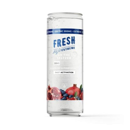 200mg Blueberry & Pomegranate THCa Seltzer - D9 Nano - Fresh