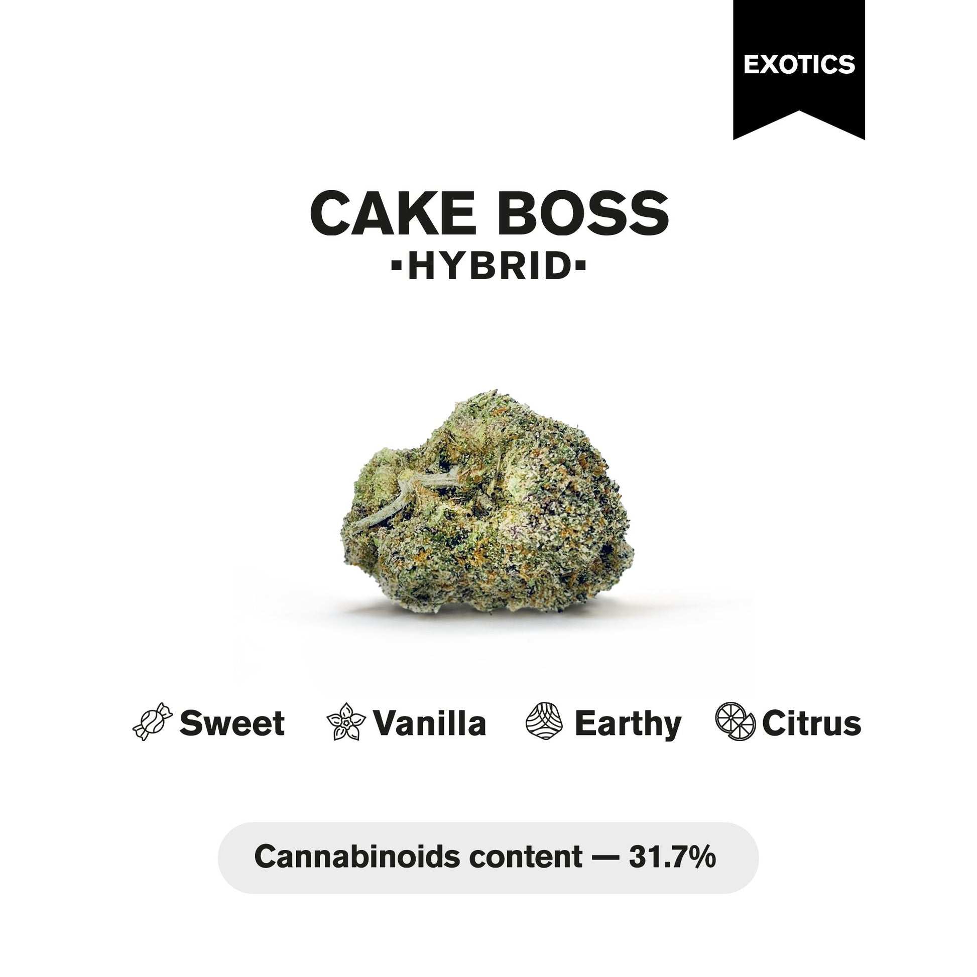 Cake Boss Flower - Hybrid - THCA