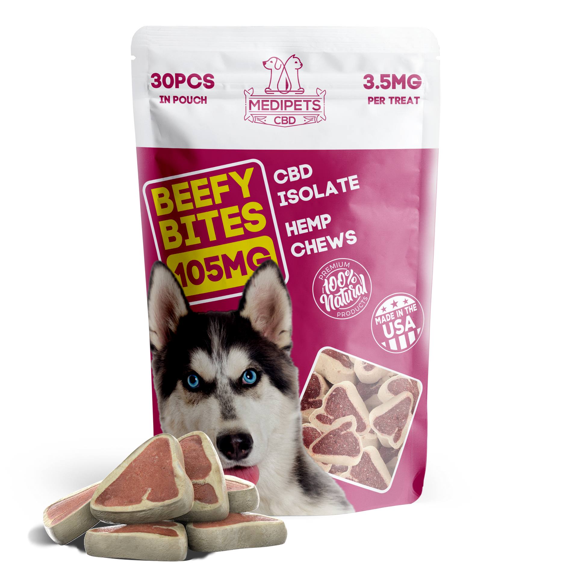 CBD Dog Treat Pouches Bundle - MediPets