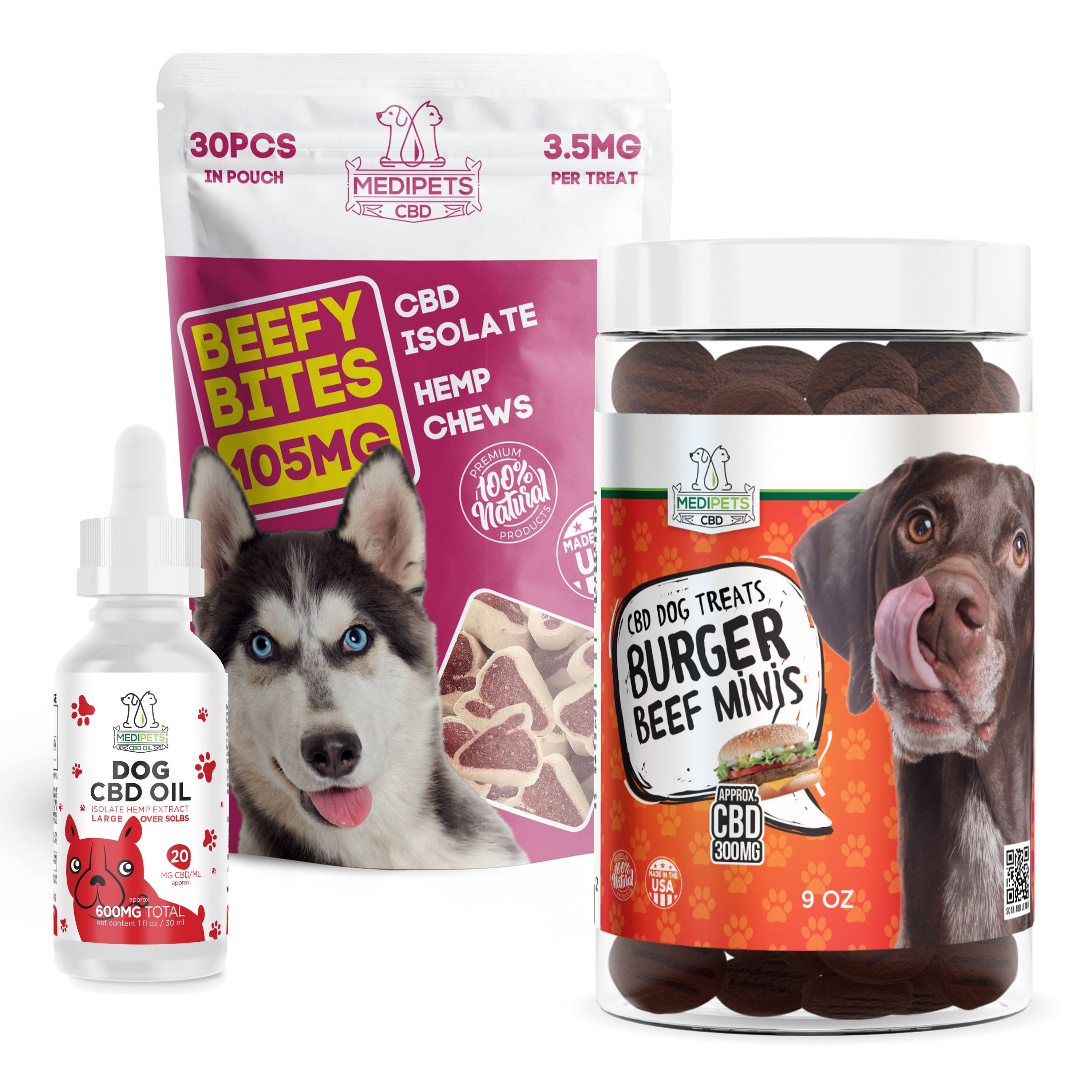 CBD for Large Dogs Bundle - MediPets