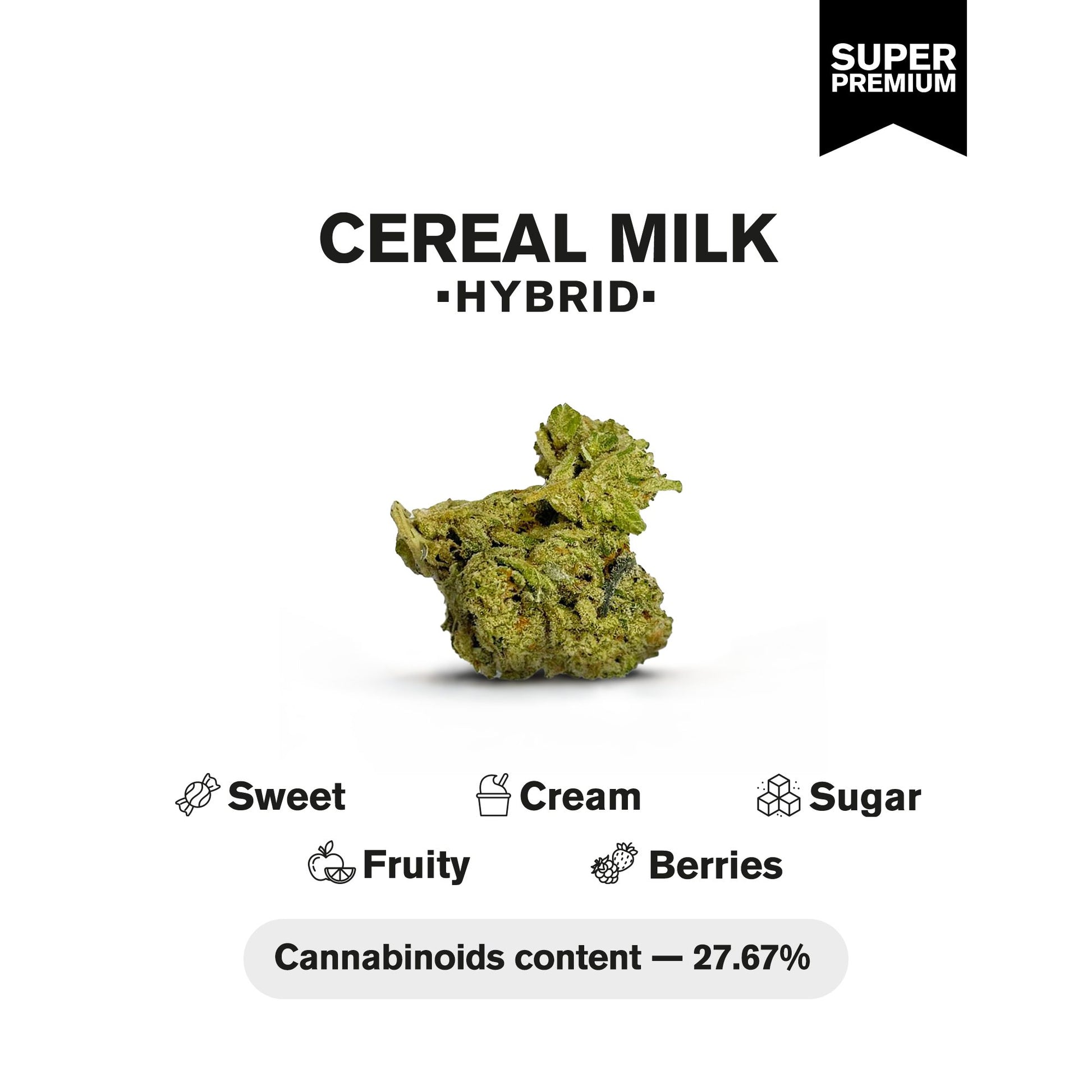 Cereal Milk Flower - Hybrid - THCA