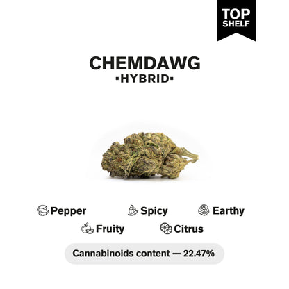 Chemdawg Flower - Hybrid - THCA