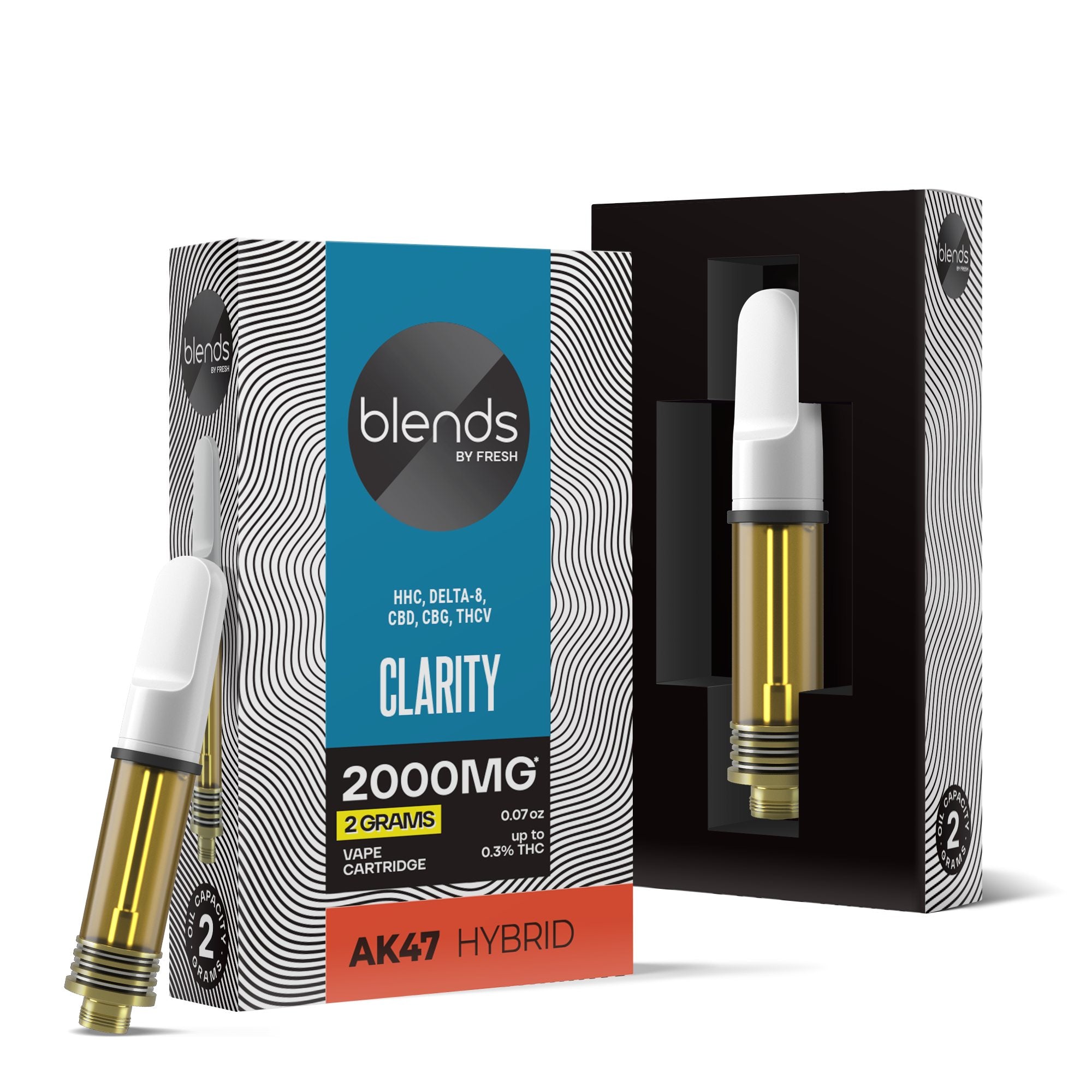 Clarity Blend - 2000mg Vape Cart - Hybrid - 2ml - Blends by Fresh