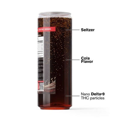 200mg Cola THCa Seltzer - D9 Nano - Fresh