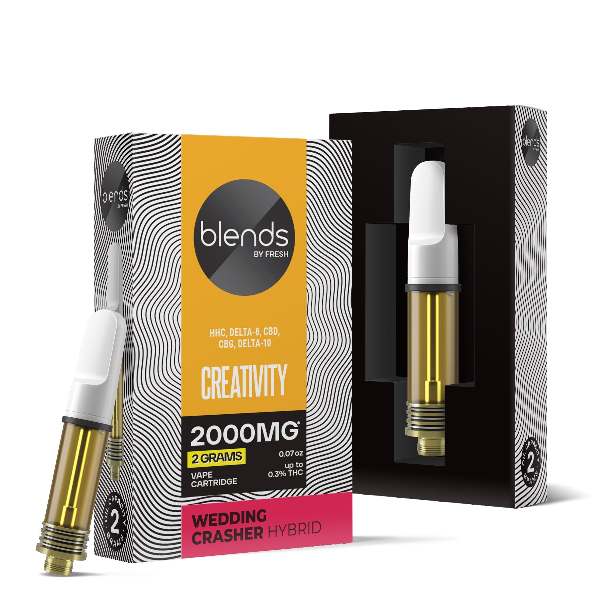 Creativity Blend - 2000mg Vape Cart - Hybrid - 2ml - Blends by Fresh