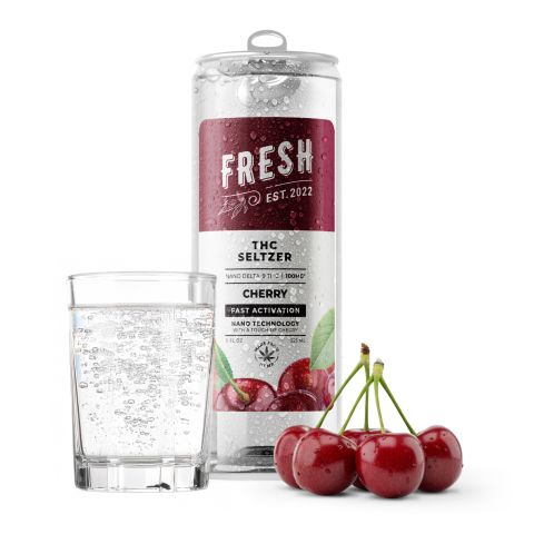 D9 Nano Cherry THC Seltzer - 100mg - Fresh