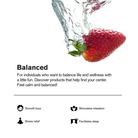 D9 Nano Strawberry THC Seltzer - 100mg - Fresh