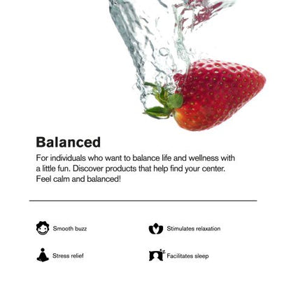 D9 Nano Strawberry THC Seltzer - 100mg - Fresh