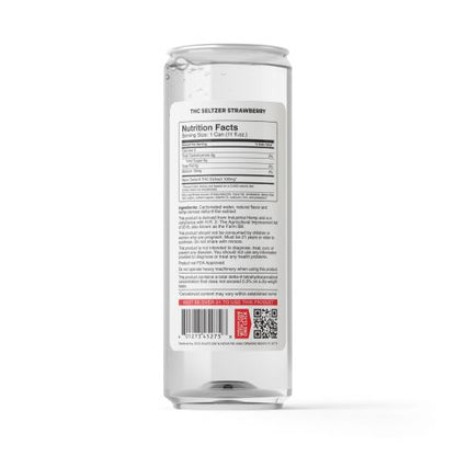D9 Nano Strawberry THC Seltzer - 100mg - Fresh