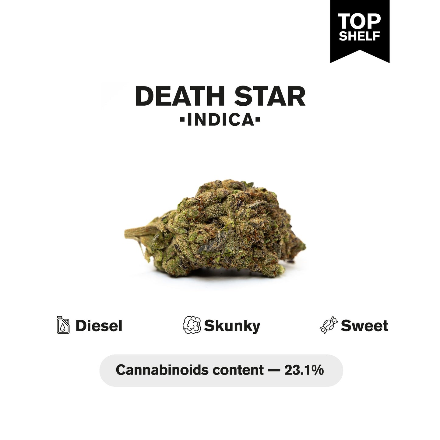 Death Star Flower - Indica - THCA