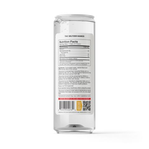 Delta 9 Nano Mango THC Seltzer - 100mg - Fresh