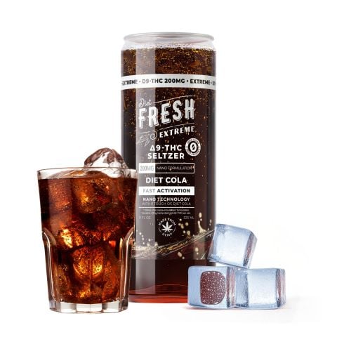 200mg Diet Cola THCa Seltzer - D9 Nano - Fresh