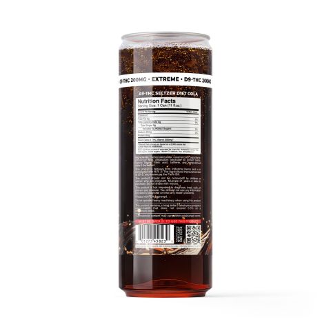 200mg Diet Cola THCa Seltzer - D9 Nano - Fresh