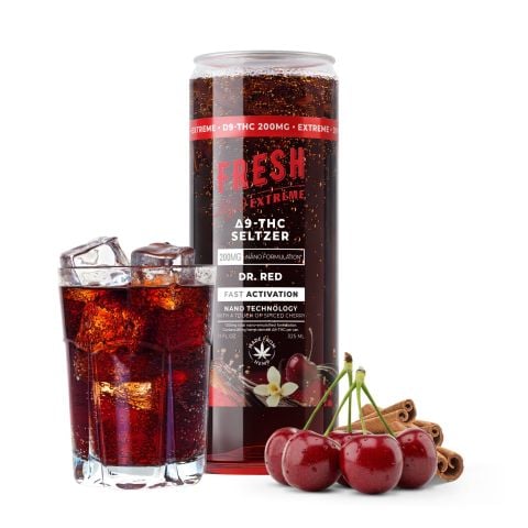 200mg Dr.Red THCa Seltzer - Delta 9 Nano - Fresh