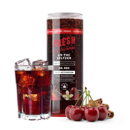 200mg Dr.Red THCa Seltzer - Delta 9 Nano - Fresh