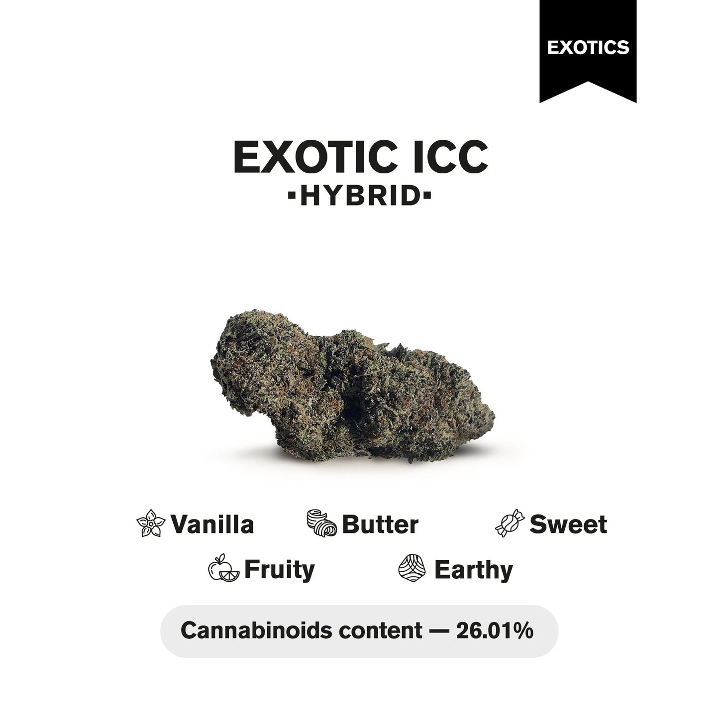 Exotic ICC Flower - THCA - Hybrid