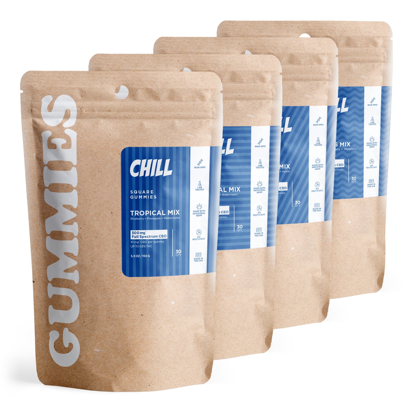 Full Spectrum CBD Gummies Bundle - Chill