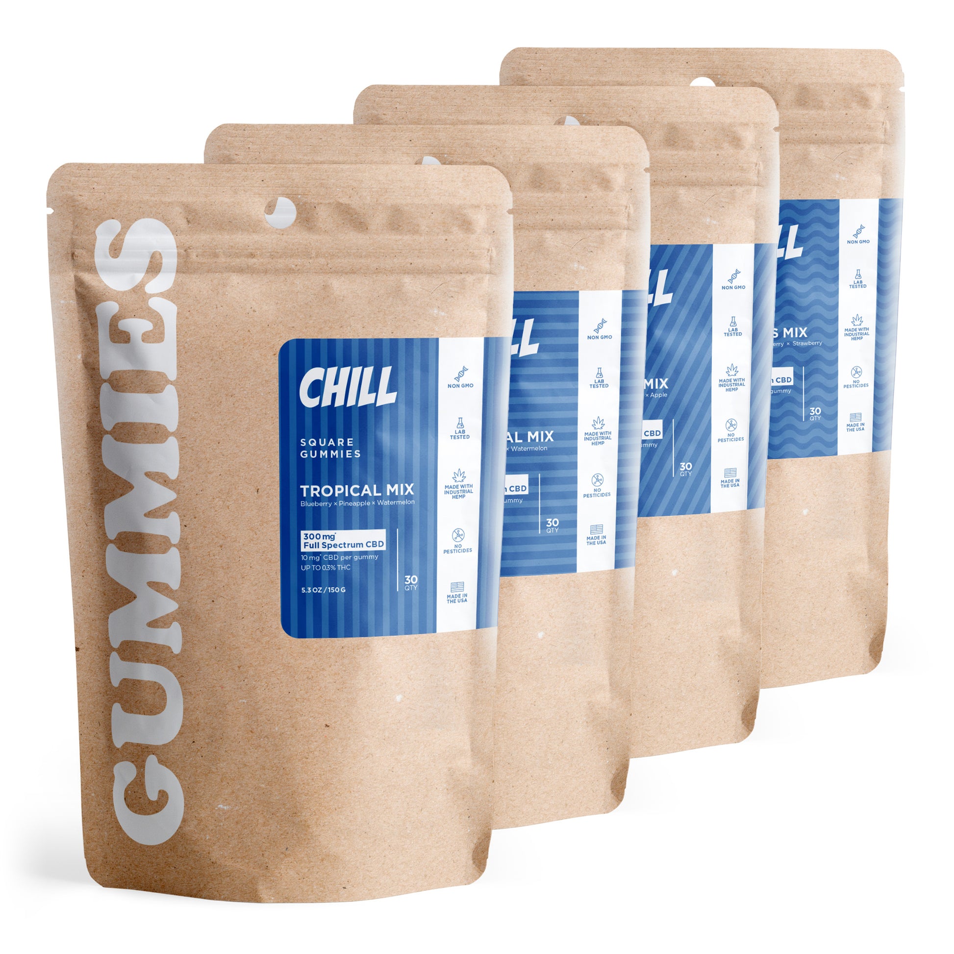 Full Spectrum CBD Gummies Bundle - Chill