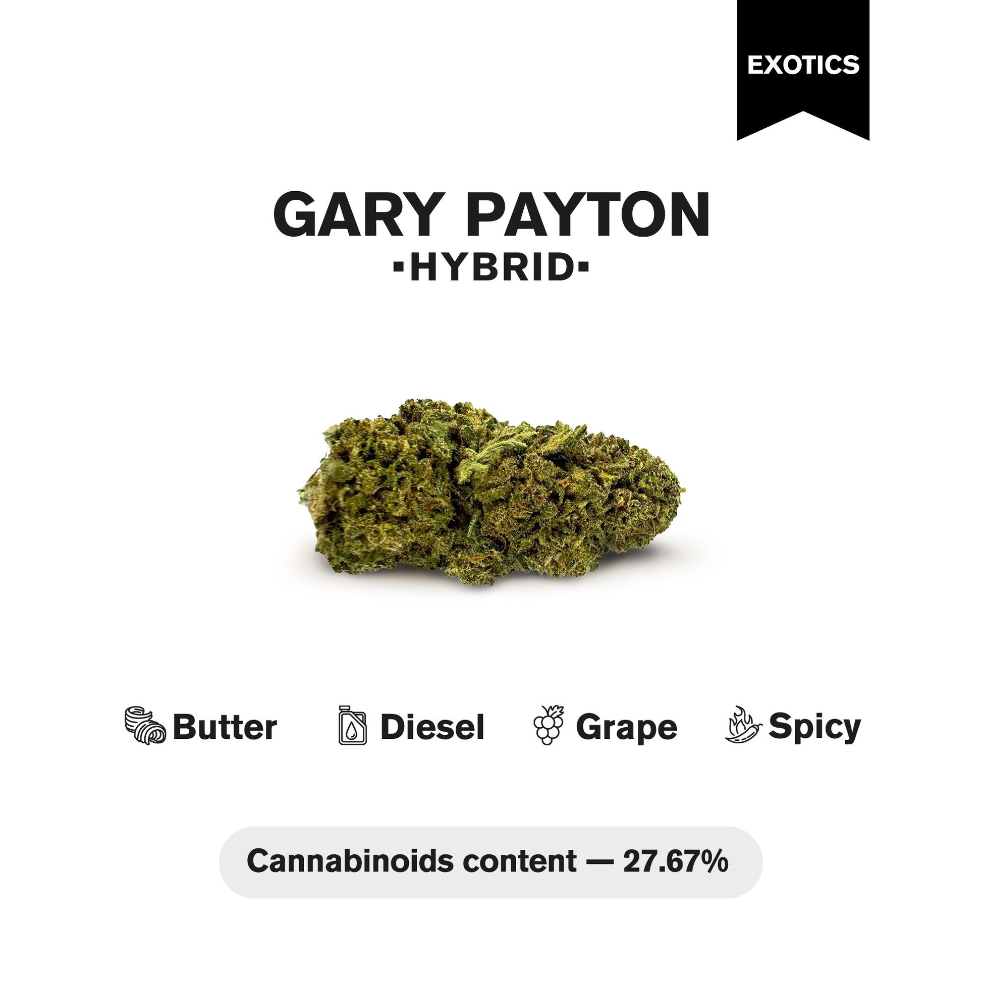 Gary Payton Flower – Hybrid – THCA