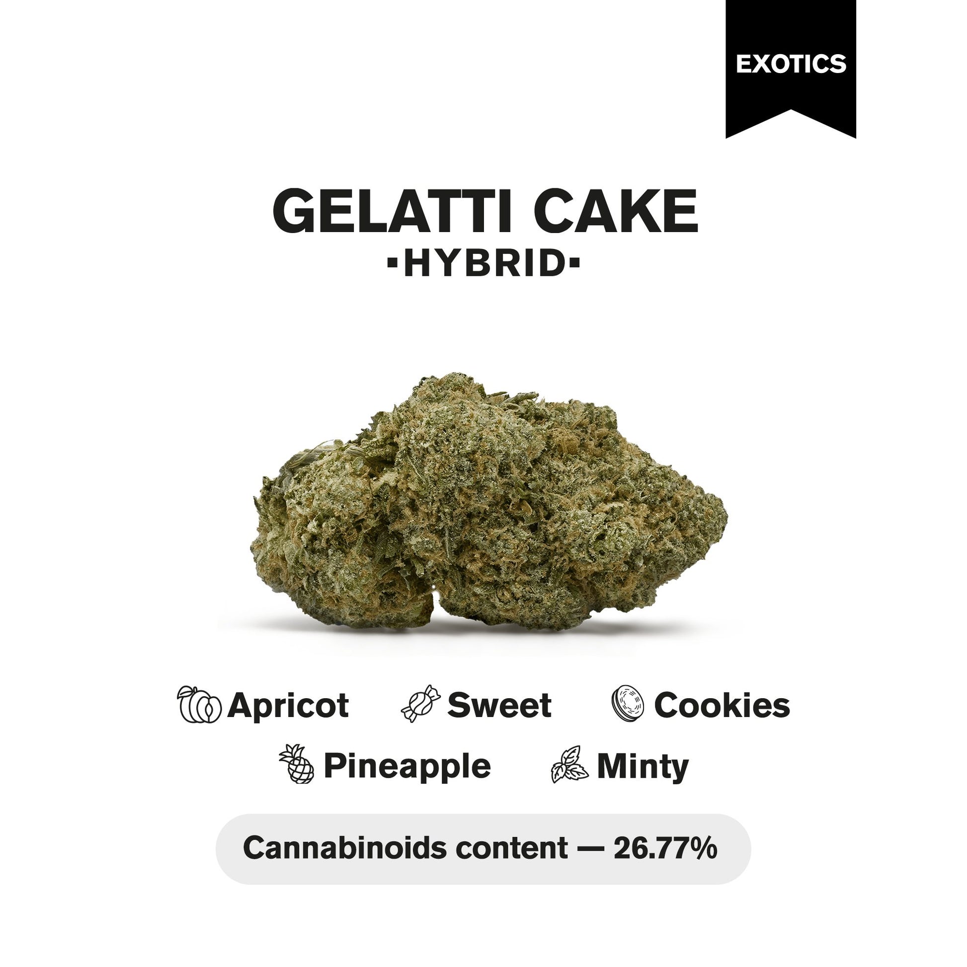 Gelatti Cake Flower – Hybrid – THCA