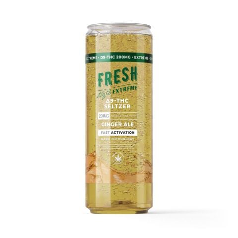 200mg Ginger Ale THCa Seltzer - D9 Nano - Fresh