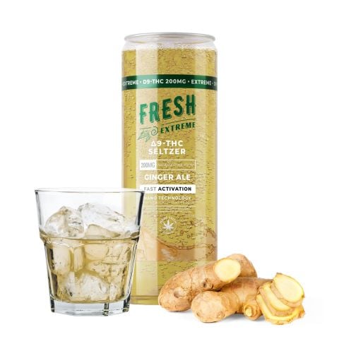 200mg Ginger Ale THCa Seltzer - D9 Nano - Fresh
